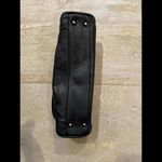 Ted Baker Black LEATHER SHOULDER BAG SILVER TONE HARDWARE Studs Photo 6