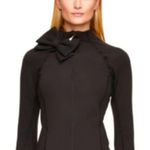 Kate Spade  x Beyond Yoga Black Stand Collar Full Zip Princess‎ Jacket Size Small Photo 0