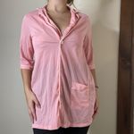 Aristocraft Vintage *Flaws* Pink Nylon Pajama Top Size Small Photo 1