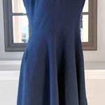Dress the Population NEW  Catalina Plunging V-Neck Dress, Midnight Blue Size L Photo 3