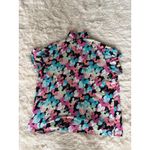 Disney  Luxe Mickey Mouse Pajama Top Button Front‎ Short Sleeve XL Photo 1