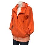 Bench Orange Full Zip Hoodie Sweatshirt Jacket Small Photo 1