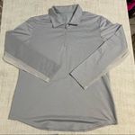 Bette & Court Women’s Quarter Zip Long Sleeve Top Gray Size L Photo 4