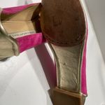 Diane Von Furstenberg  suede flats pink with and Gold heel size 8 Photo 3