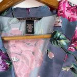 Victoria's Secret 2 piece Victoria’s Secret Floral Satin Open Side Slit Pant Pajama SET Size Small Photo 9