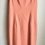 L’Wren Scott Peach Tailored Sheath Dress Pink Size 8 Photo 0