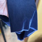 Osklen Navy Blue Elegant Velvet Mini Dress Size Medium Photo 7