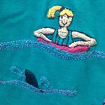 White Stag FINAL MARKDOWN  embroidered blouse large Photo 6