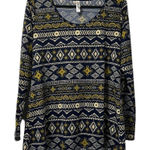 LuLaRoe Long Sleeve T Shirt Floral Cottagecore Preppy Size Medium Loungewear Photo 0