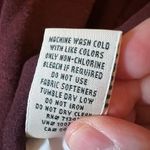 L.L.Bean Pullover Loungewear Athleisure Sweater Maroon Pockets Petite Large Photo 7