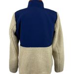 Duluth Women's Sherpa Blue Cream Colorblock Full Zip Jacket Medium Item 85806 Photo 10