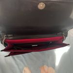 Kensie Foldover Perforated Chain Purse Black Photo 15