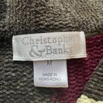 Christopher & Banks Vintage Colorblock Knit Y2K Grannycore Retro Cardigan Medium Photo 5