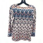 Living Doll  Women's tunic top shirt pullover mini dress Large EUC peacock Photo 11