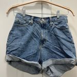 BDG  Blue High Rise Mom Jean Shorts Size 26 US Photo 2