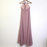 Birdy Grey  Moni Convertible Halter Maxi Dress in Dark‎ Mauve Size XS Photo 5