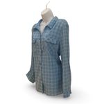 Notations  Grid Pattern Button Down Photo 1