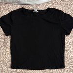 Bozzolo  Black Ribbed top size medium Photo 0