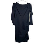 Chiara Boni  La Petite Robe Black High Neckline Knee Length Dress Photo 1