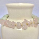 GEMSTONE | Rose Quartz &Chinese Amazonite Bracelet Pink Photo 0