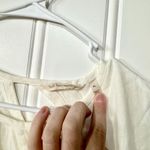 Soft Surroundings SOFT SURROUNDING Dress Women Size PL Cream White 100% Cotton Short Sleeve Tunic Photo 1