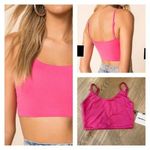 superdown  Revolve Adriana Bra Top in Bright Pink Photo 1