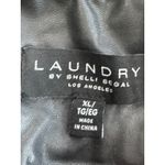 Laundry by Shelli Segal  Black Vegan Faux Leather Pants Size extra Large Photo 3