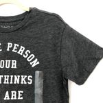 Fifth Sun New Be The Person Your Pet Thinks You Are Graphic Tee Charcoal Photo 4