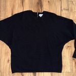 Carmen Marc Valvo Black ribbed sweater Photo 0