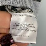 Storm Gray Snake Print Short Sleeve Sweater Knit Top Casual Womens Size 6 Women Photo 4