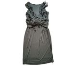 Elie Tahari  Black Ruffle Cocktail Dress Photo 1
