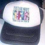 Taylor Swift  The Eras Tour trucker hat black mesh white graphic new Photo 0