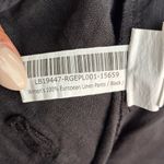 Quince  100% European Linen Pants Women’s Size L Black Relaxed Photo 9