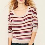 Free People Beach Road Trip Striped Pullover Sweater Photo 0