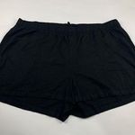 Old Navy Black Linen Blend High Rise Pull On Shorts 4X Photo 0