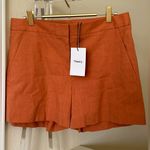 Theory Lynie Linen Blend Shorts Photo 0