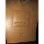 1990s Armando Pollini Brown Leather & Suede Western Tall Boots Size 6.5 Photo 11