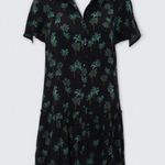 Forever 21 Woven Palm Tree Print Dress Photo 1