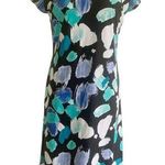Aryeh  Size Small Dress Short Sleeve Colorful Blue Nylon Spandex Photo 0