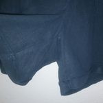 Gloria Vanderbilt  16 38 Linen Blend Dark Wash Navy Shorts Plus Photo 3