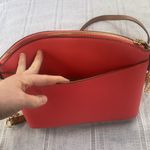 Anne Klein Ann Klein NWOT deep coral shoulder bag with gold embellishments. Photo 5