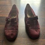 Fits By Theresia Suede Mary Jane’s Maroon 6.5 Photo 0