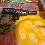 Tolani Red and Yellow Cardigan Tunic Cover Up Size M Photo 4