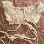 Adika White Tie Top Photo 3
