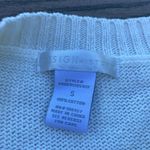 Design History  small cream purple green granny core sweater crochet geometric Photo 1