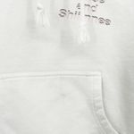 The Kylie Jenner Shop Womens Streetwear Rise N Shine Music Notes Fleece Hoodie M White Size M Photo 2