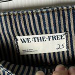 Free People  Jayde Railroad Flare Jeans - Train Car Stripe 25 Photo 6
