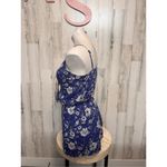 Xhilaration Blue floral romper Photo 2