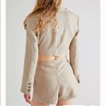 Free People Slice Of Action Linen Skort Suit Photo 2