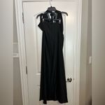 Petal and Pup  Kalina Lace Trim Halter Satin Maxi Dress Photo 1